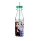 China manufacturer 2021 new design plasticplastic milk bottle with straw